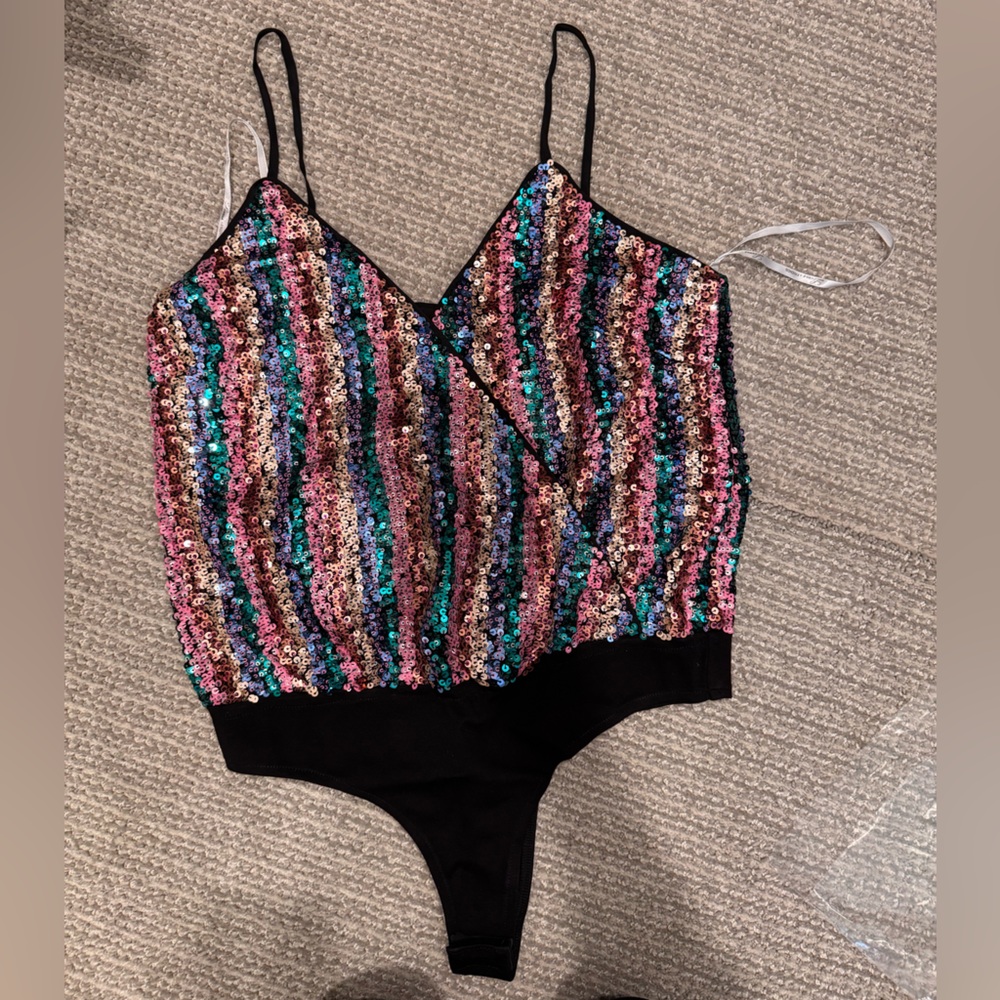 Lovers + Friends Black Strappy Top
